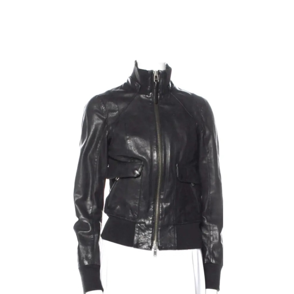 Mackage Black Leather Jacket
